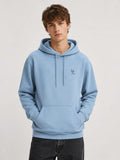 LOWW LISTED Ice Blue Signature Embroidered Hoodie