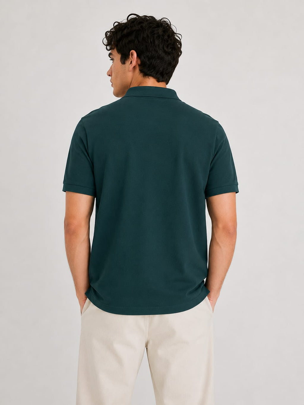LOWW LISTED Signature Polo – Deep Teal