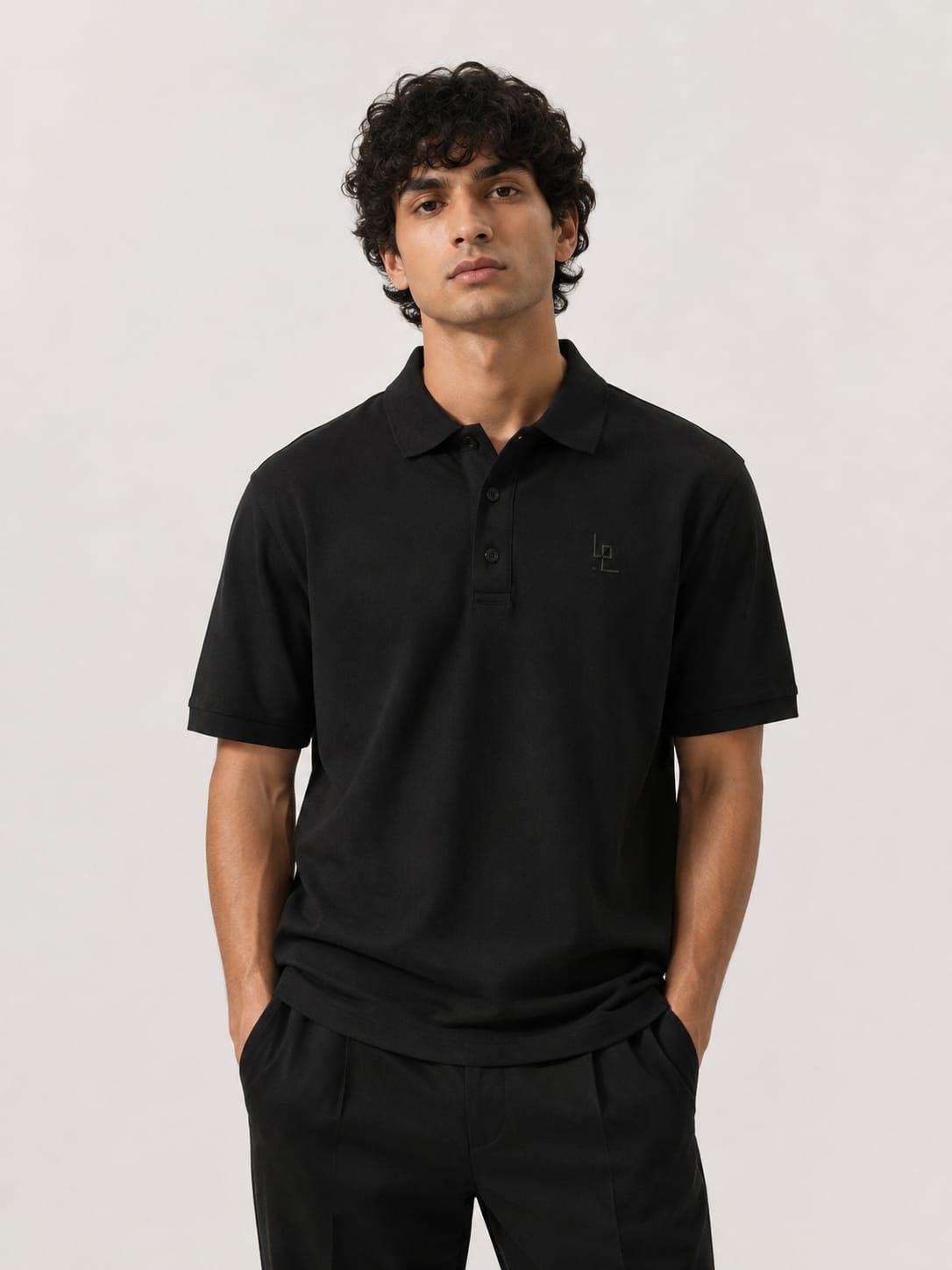 LOWW LISTED Signature Black Polo