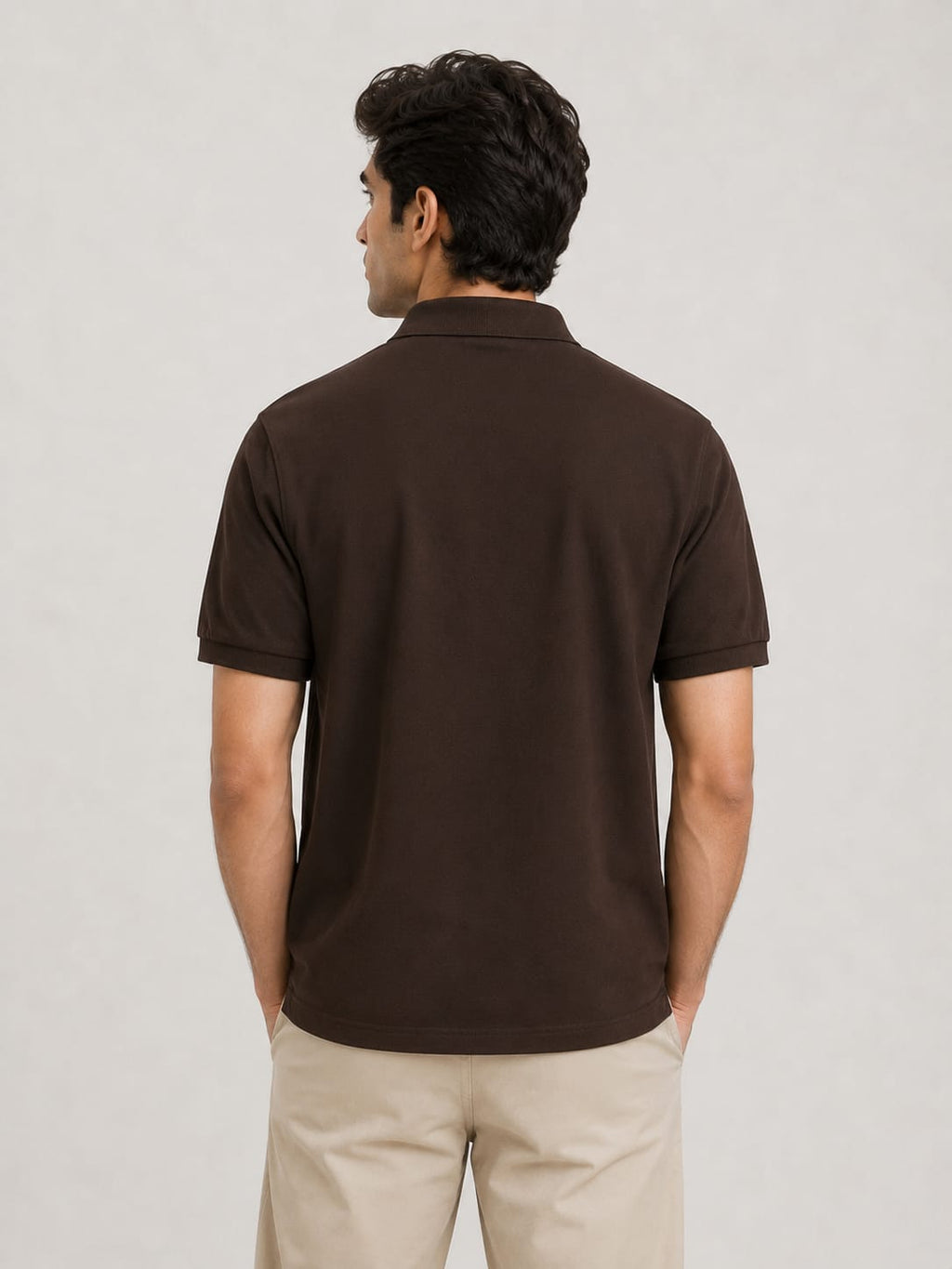 LOWW LISTED Signature Polo – Espresso Brown